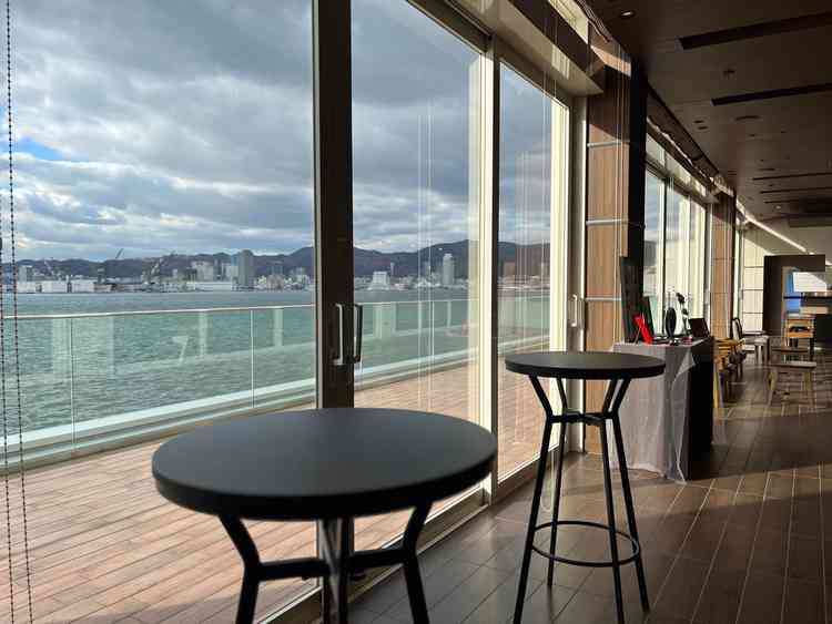 待合室からの景色。