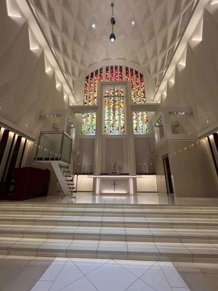 ２つチャペルがありましたがこちらが好みでした。イスの数も多く、ゲストにゆったり座っていただけます。