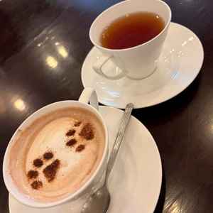 ドリンクは滞在中何度も出してくださいました。ココアにはアートもあり、可愛く嬉しくなりました。