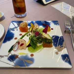 前菜　サーモンの低温調理