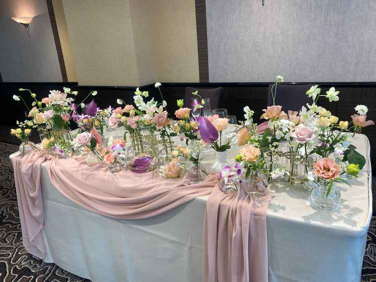 披露宴会場を見学②