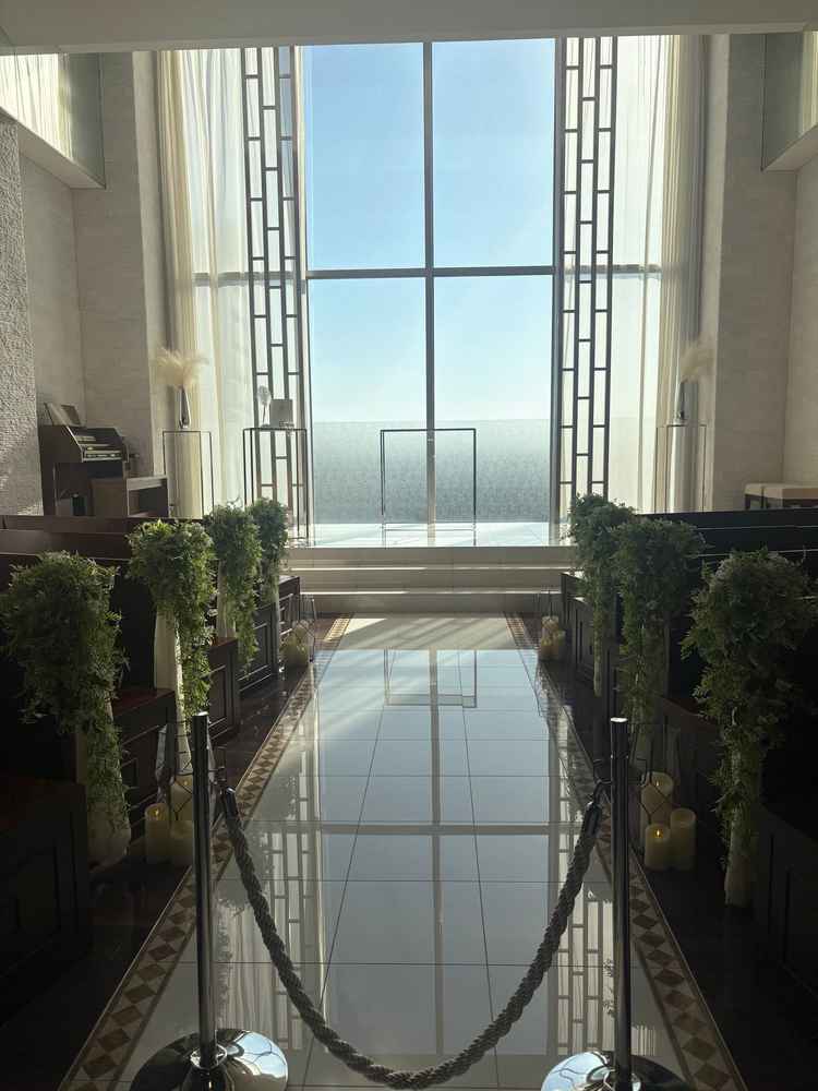 短いバージンロードを希望している方にはとてもいいと思いました！