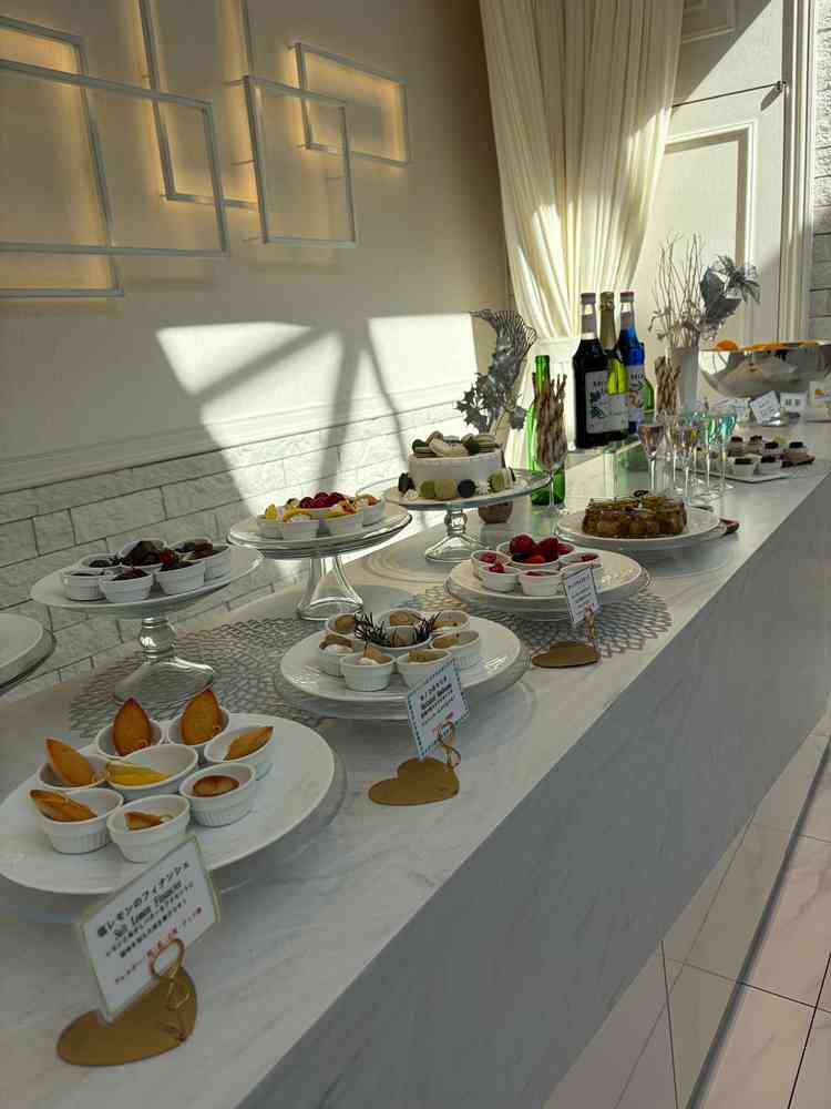 ウェルカムパーティのメニューは男性にも女性にも喜ばれそうなものでした。