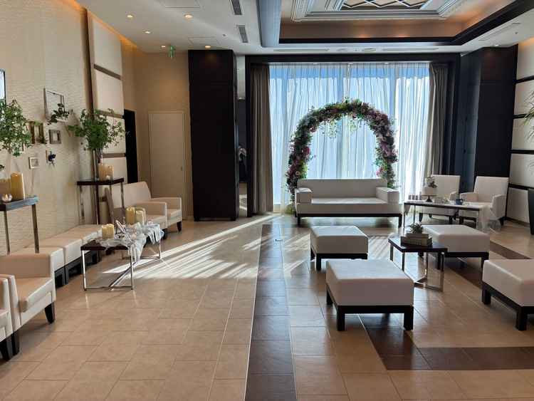 前室、ゆったりとしたスペース