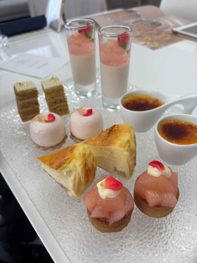 スイーツはどれも本格的で美味しかったです