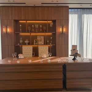 新郎新婦が座る席も可愛くて、写真映えしていいなと思いました。お花も飾ったらもっと可愛さ増しそう