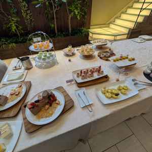 デザートビュッフェの様子です。