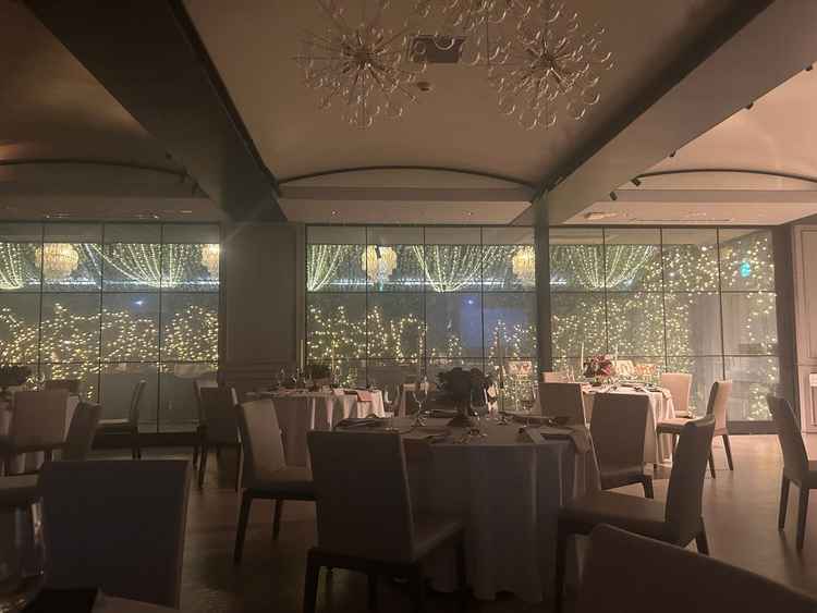 屋内にあるテラスがとても綺麗でした