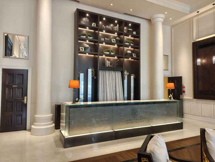 ヴィクトリアハウスの受付