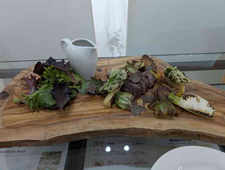 黒毛和牛の試食