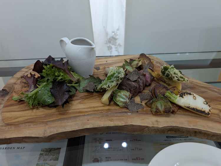 黒毛和牛の試食