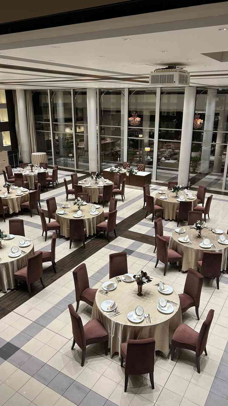 披露宴会場は2つあり、私たちはこちらの方が気に入りました。