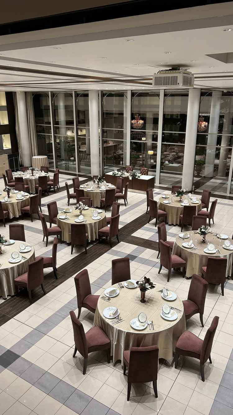 披露宴会場は2つあり、私たちはこちらの方が気に入りました。