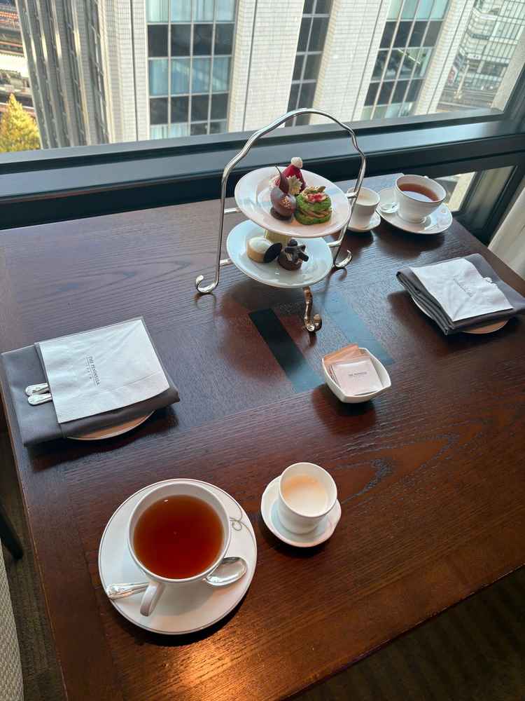 特典のアフタヌーンティーの写真