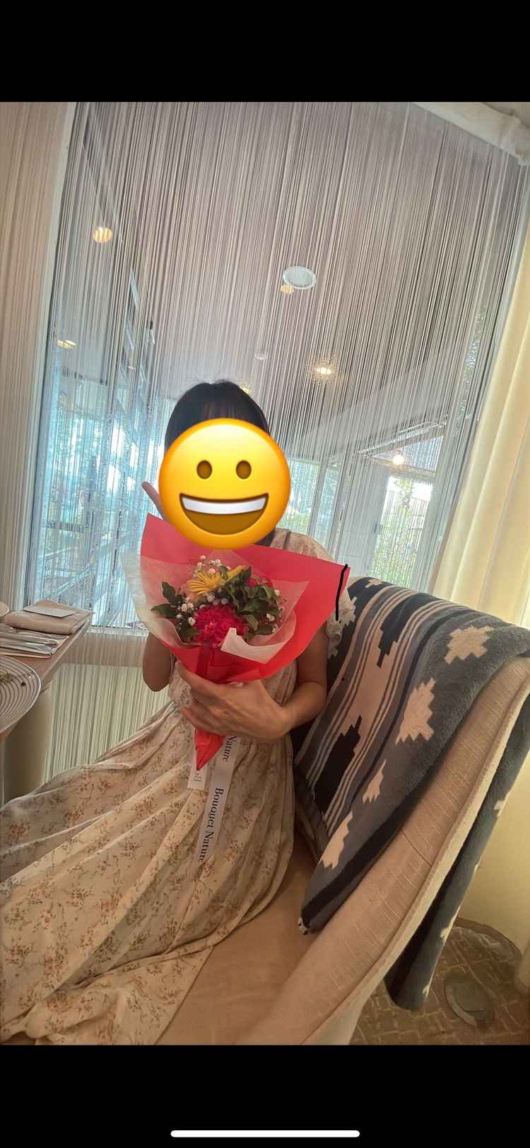 プレゼントに花束まで頂き大満足の見学となりました。