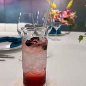 ソフトドリンクもおしゃれでテンションが上がりました。