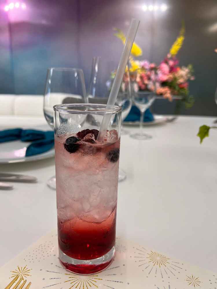 ソフトドリンクもおしゃれでテンションが上がりました。