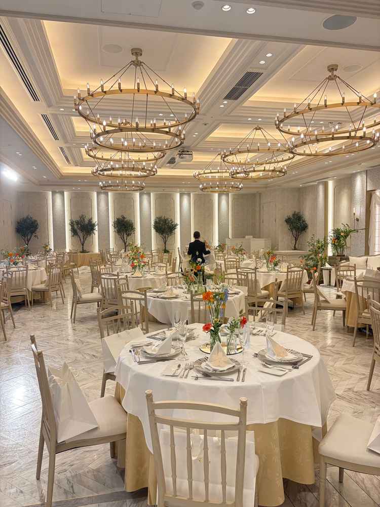 こちらはＢ1の披露宴会場！ガーデンもありました！