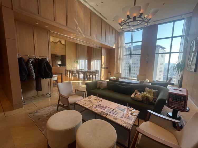 披露宴会場へ入る前のスペース