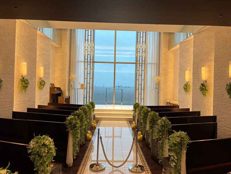 最上階のチャペルの写真です。