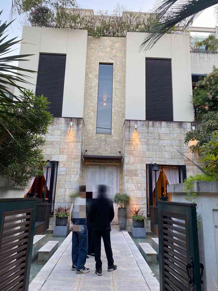 外観。素敵な別荘の雰囲気でした