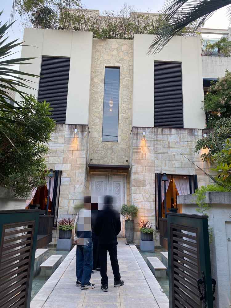 外観。素敵な別荘の雰囲気でした