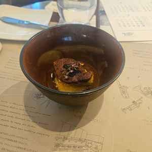 フォアグラのお茶漬け。すごく食べやすかったです