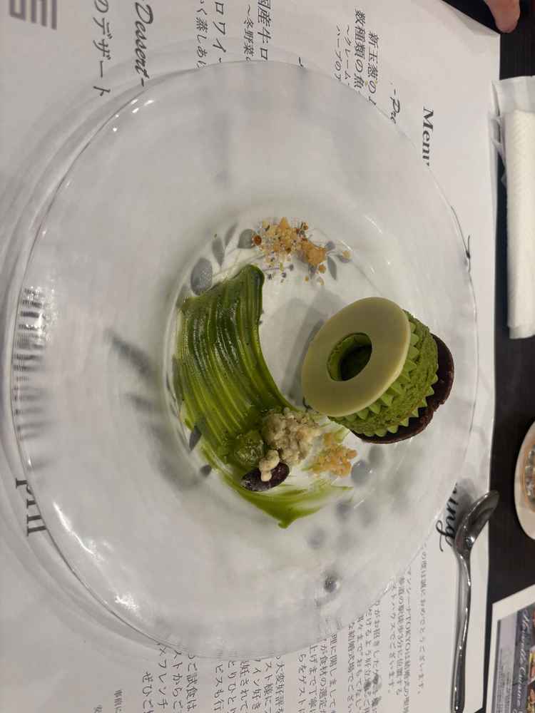 3品目の抹茶のデザート