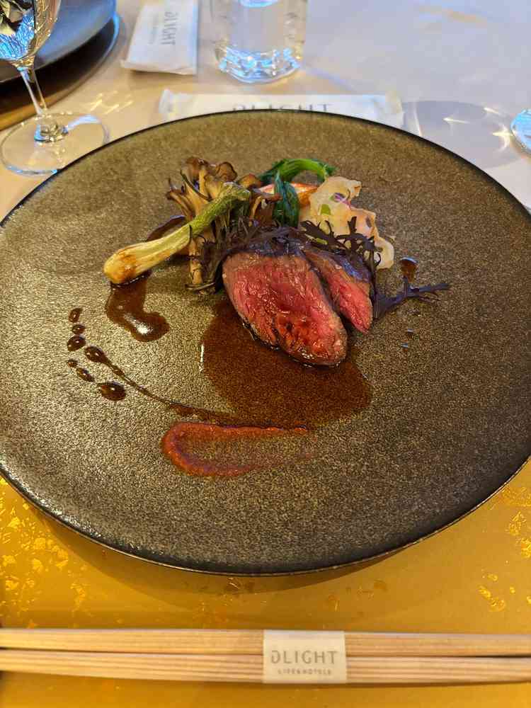 奈良の大和野菜を使った試食会メイン料理とても美味しかったです