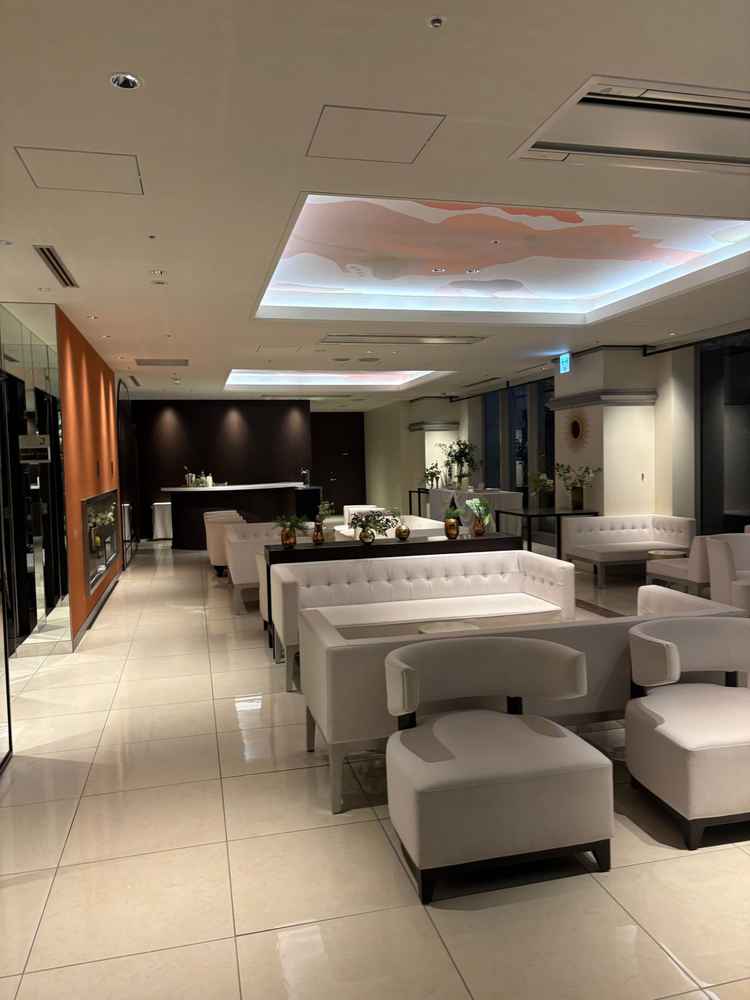 シックで広々としているロビー