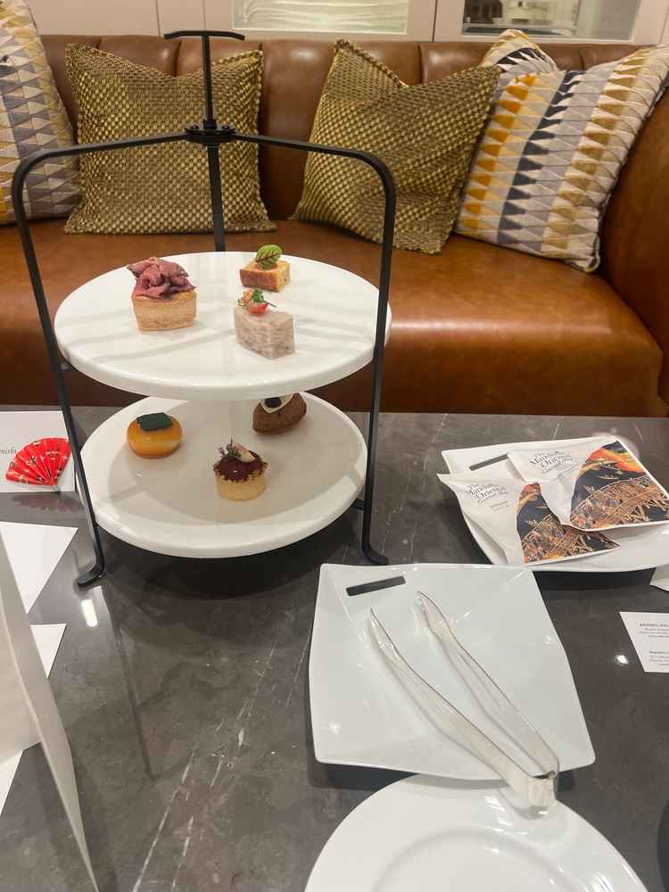 マンダリンティーと、ティーセットがとても美味しかったです。