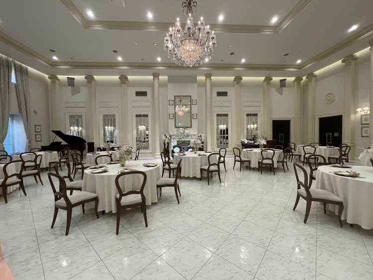 ビクトリアハウスの披露宴会場