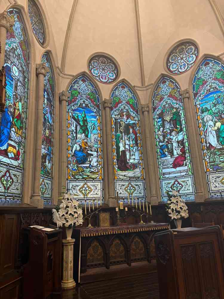 圧倒的な大きさときれいさがありました。神秘的であったと感動していました。