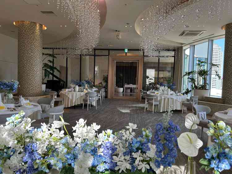 海系の披露宴会場