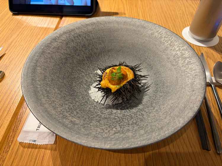 ランクの高いメニューの試食