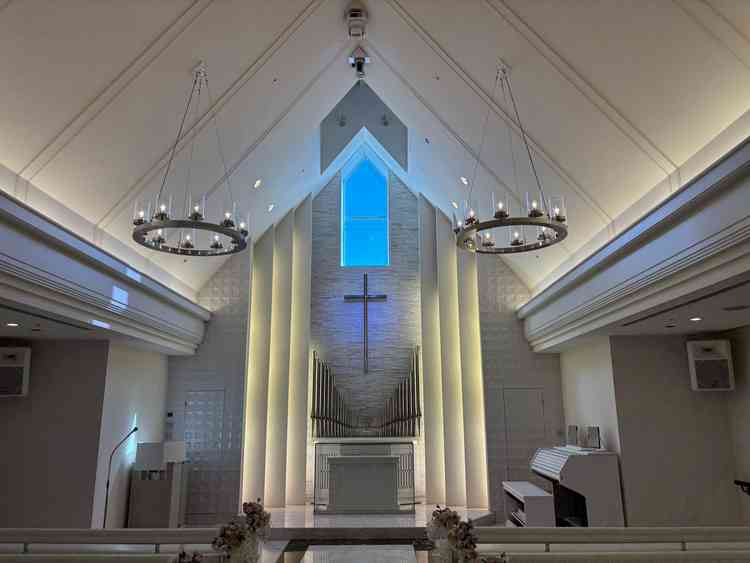 近代美のあるチャペル