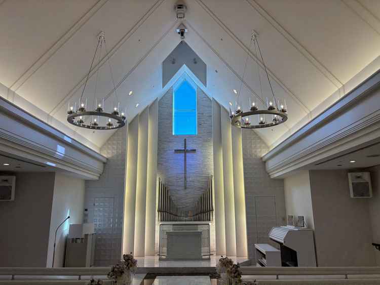 近代美のあるチャペル