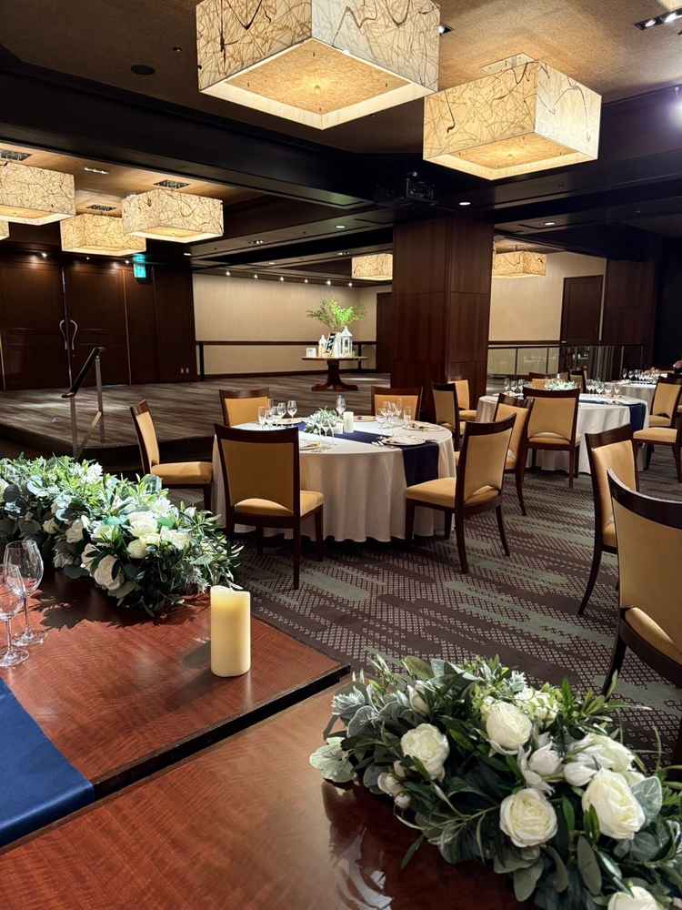 披露宴会場の入り口