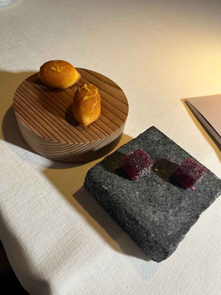 食後に