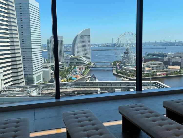 挙式会場からの景色です。