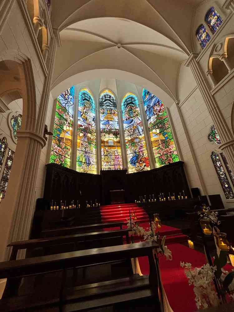 明るさの調整もでき、圧巻でした。