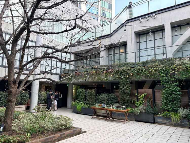 ガーデンテラスにも緑が多かったです