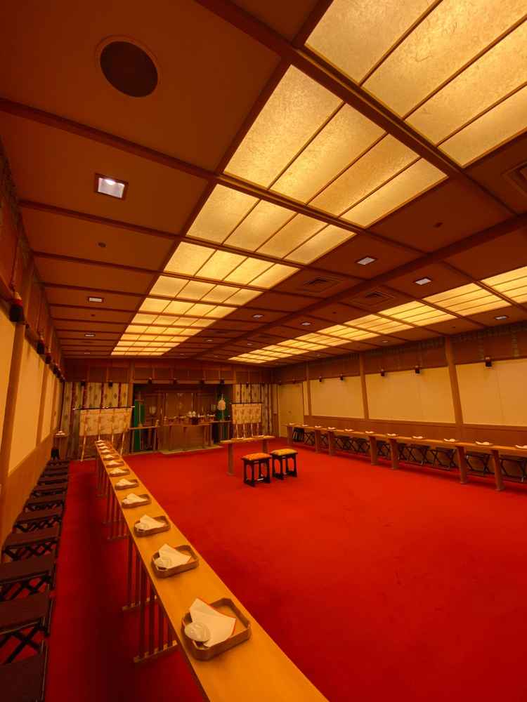 ホテル内の神殿