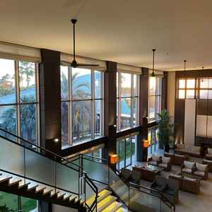 エントランスもリゾート感漂っています。