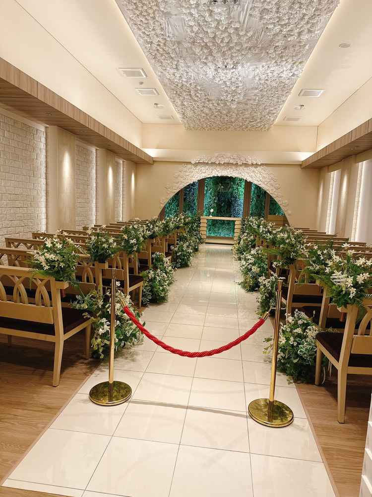 あたたかみのあるチャペル