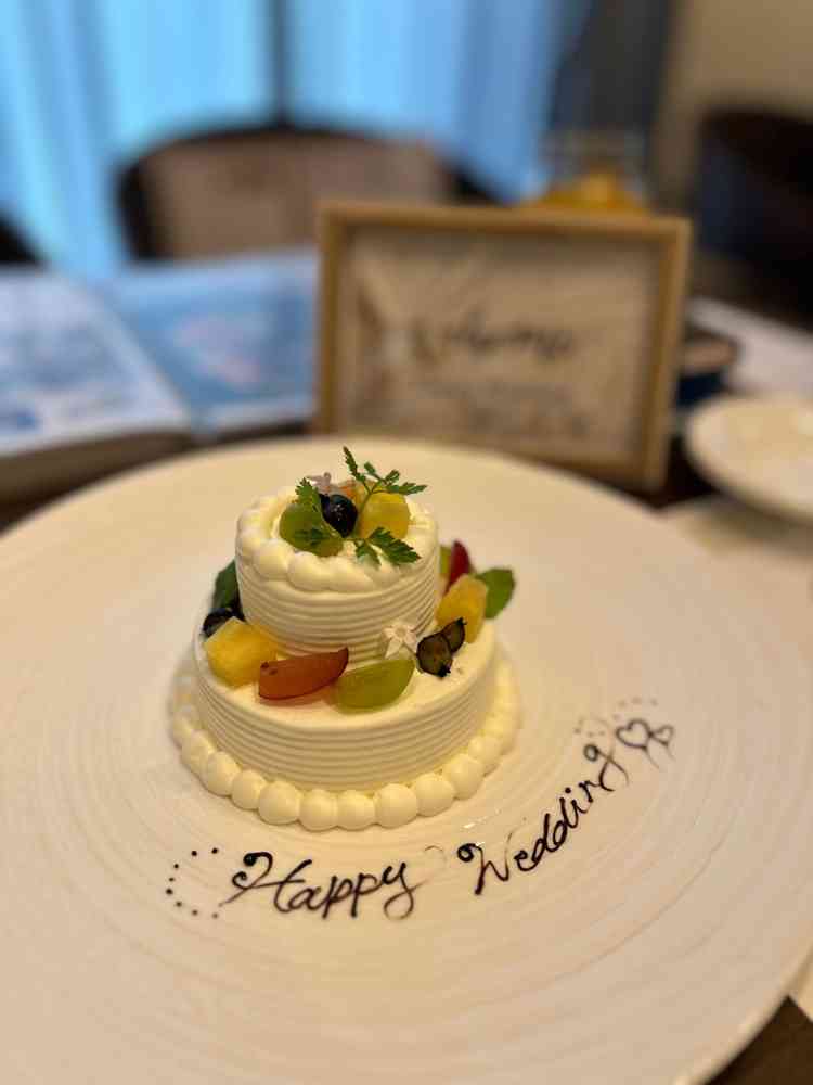 試食のケーキ