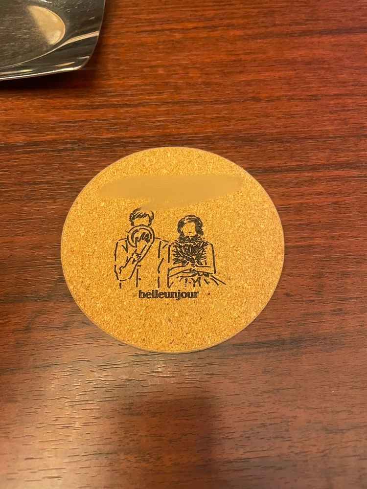 名前入りのコースター