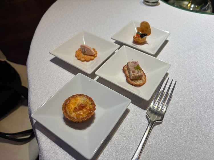 ウェルカムスペースでサービスされるという、軽食。おいしかった！