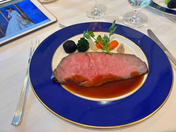 試食のお肉です