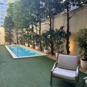 披露宴会場横のガーデン。